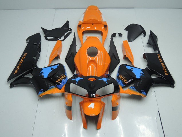 Arancia Nero ABS Kit Carenatura CBR 600 RR 2005-2006 Arancia Nero ABS Kit Carenatura CBR 600 RR 2005-2006