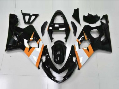 Arancia Nero Kits Carene GSXR 600 / 750 K4 2004-2005