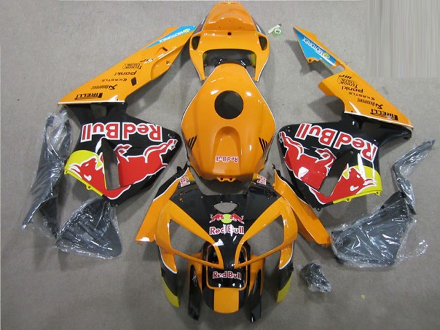 Arancia Nero Red Bull Carene CBR 600 RR 2005-2006 Arancia Nero Red Bull Carene CBR 600 RR 2005-2006