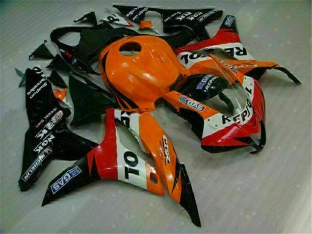 Arancia Nero Repsol Kit Carenatura Iniezione CBR 600 RR 2007-2008 Arancia Nero Repsol Kit Carenatura Iniezione CBR 600 RR 2007-2008