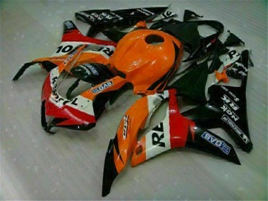 Arancia Nero Repsol Kit Carenatura Iniezione CBR 600 RR 2007-2008