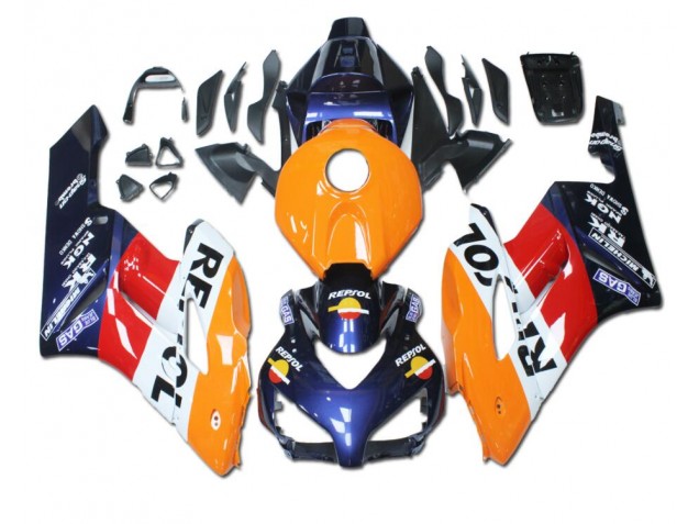Arancia Rosso Blu Repsol Carene CBR 1000 RR 2004-2005 Arancia Rosso Blu Repsol Carene CBR 1000 RR 2004-2005