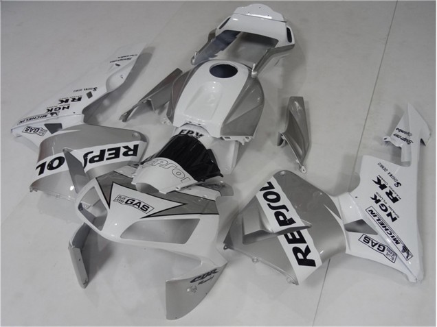 Argento Bianco Nero Repsol Carene CBR 600 RR 2003-2004 Argento Bianco Nero Repsol Carene CBR 600 RR 2003-2004