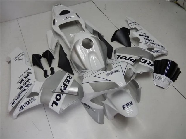 Argento Bianco Nero Repsol Carene CBR 600 RR 2003-2004 Argento Bianco Nero Repsol Carene CBR 600 RR 2003-2004