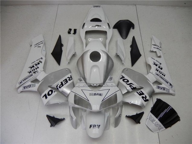 Argento Bianco Nero Repsol Carene CBR 600 RR 2003-2004 Argento Bianco Nero Repsol Carene CBR 600 RR 2003-2004