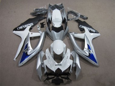 Argento Blu Bianco Carene GSXR 600 K8 2008-2010