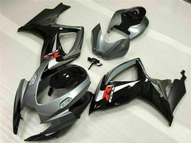 Argento Grigio ABS Kits Carene GSXR 600 / 750 K6 2006-2007