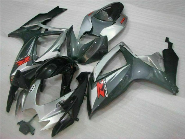 Argento Nero Carene GSXR 600 / 750 K6 2006-2007 Argento Nero Carene GSXR 600 / 750 K6 2006-2007