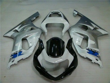 Argento Nero Carrozzeria & Carena GSXR 600 / 750 K1 K2 K3 2001-2003