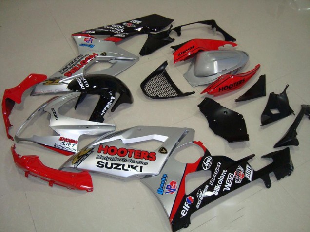 Argento & Rosso Carene GSXR 1000 K5 2005-2006 Argento & Rosso Carene GSXR 1000 K5 2005-2006