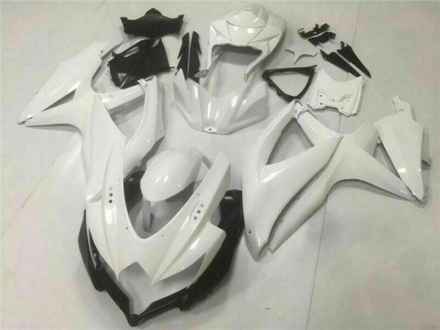 Bianco ABS Kit Carenatura GSXR 600 / 750 K8 2008-2010 Bianco ABS Kit Carenatura GSXR 600 / 750 K8 2008-2010