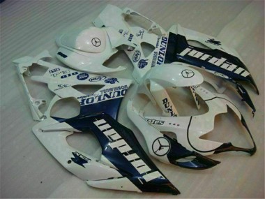 Bianco ABS Plastica & Carenatura GSXR 1000 K5 2005-2006