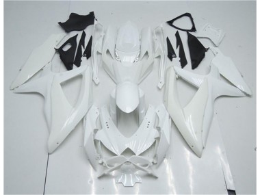 Bianco ABS Plastica & Carenatura GSXR 600 / 750 K8 2008-2010