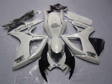 Bianco ABS Plastica & Carene GSXR 600 K6 2006-2007