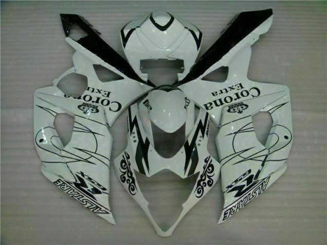 Bianco ABS Plastica GSXR 1000 K5 2005-2006 Bianco ABS Plastica GSXR 1000 K5 2005-2006