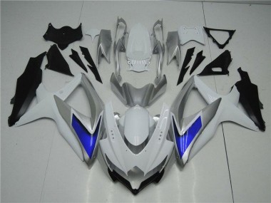 Bianco Argento Blu Carene GSXR 600 / 750 K8 2008-2010