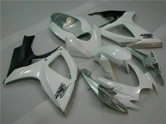 Bianco Argento Carena GSXR 600 / 750 K6 2006-2007 Bianco Argento Carena GSXR 600 / 750 K6 2006-2007