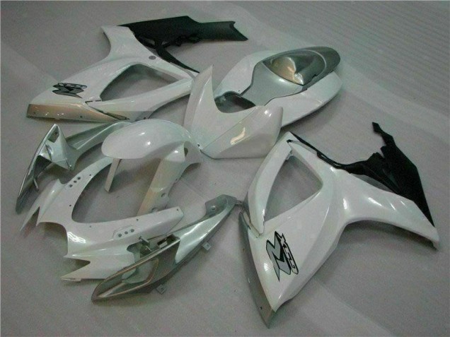 Bianco Argento Carena GSXR 600 / 750 K6 2006-2007 Bianco Argento Carena GSXR 600 / 750 K6 2006-2007