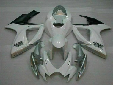 Bianco Argento Carena GSXR 600 / 750 K6 2006-2007
