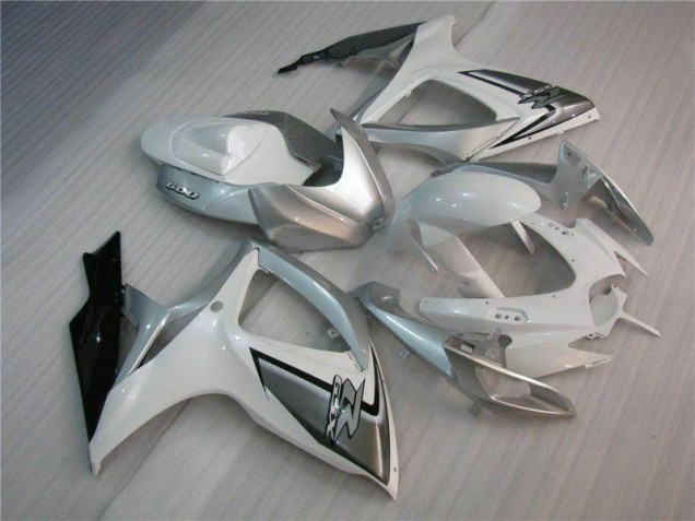 Bianco Argento Kit Carenatura Completa GSXR 600 / 750 K6 2006-2007 Bianco Argento Kit Carenatura Completa GSXR 600 / 750 K6 2006-2007
