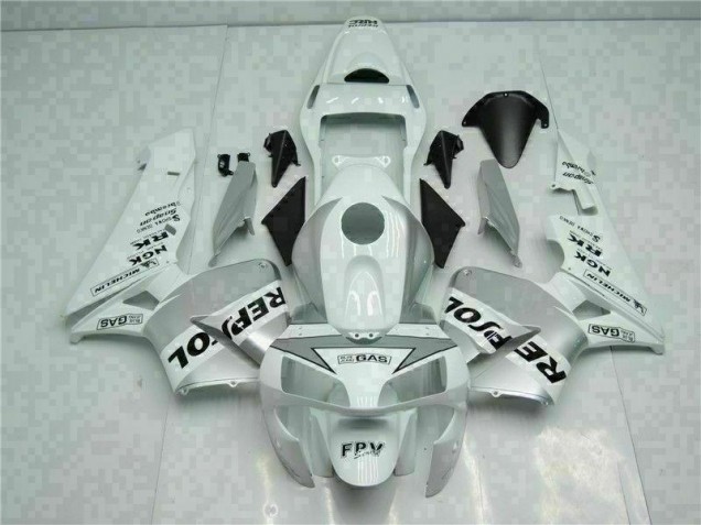 Bianco Argento Repsol Carene CBR 600 RR 2003-2004 Bianco Argento Repsol Carene CBR 600 RR 2003-2004