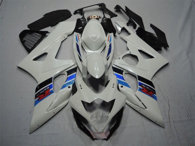 Bianco Blu ABS Plastica & Carena GSXR 1000 K5 2005-2006 Bianco Blu ABS Plastica & Carena GSXR 1000 K5 2005-2006