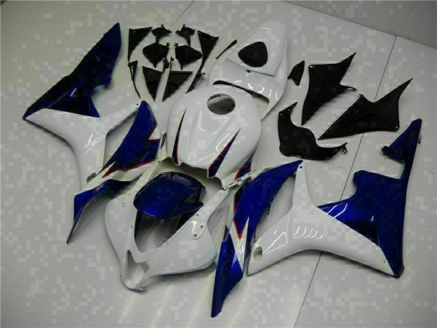 Bianco Blu Carene CBR 600 RR 2007-2008 Bianco Blu Carene CBR 600 RR 2007-2008