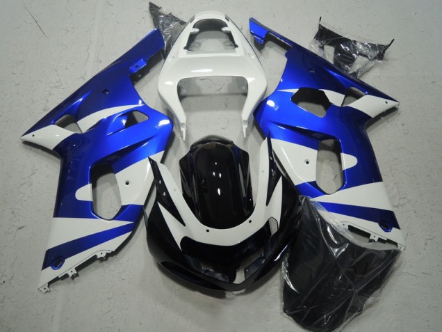 Bianco Blu Carene GSXR 600 K1 K2 K3 2001-2003 Bianco Blu Carene GSXR 600 K1 K2 K3 2001-2003