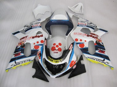 Bianco Blu Dark Dog Carene GSXR 600 K1 K2 K3 2001-2003