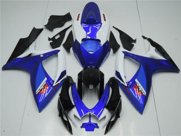 Bianco Blu Kit Carene GSXR 600 / 750 K6 2006-2007 Bianco Blu Kit Carene GSXR 600 / 750 K6 2006-2007