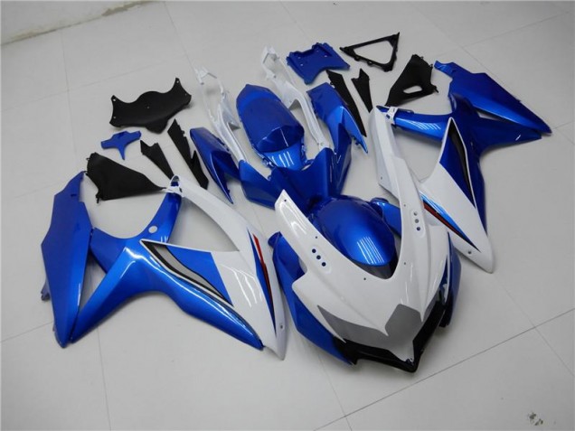 Bianco Blu Kit Carene GSXR 600 / 750 K8 2008-2010