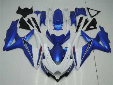 Bianco Blu Kit Carene GSXR 600 / 750 K8 2008-2010
