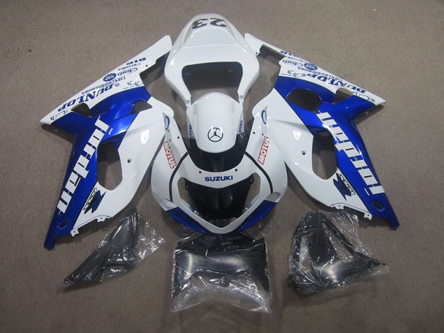 Bianco Blu Motul Carene GSXR 750 K1 K2 K3 2001-2003 Bianco Blu Motul Carene GSXR 750 K1 K2 K3 2001-2003