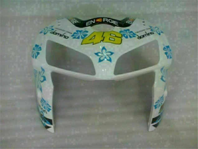 Bianco Blu Nastro Azzurro 46 ABS Plastica CBR 600 RR 2005-2006 Bianco Blu Nastro Azzurro 46 ABS Plastica CBR 600 RR 2005-2006
