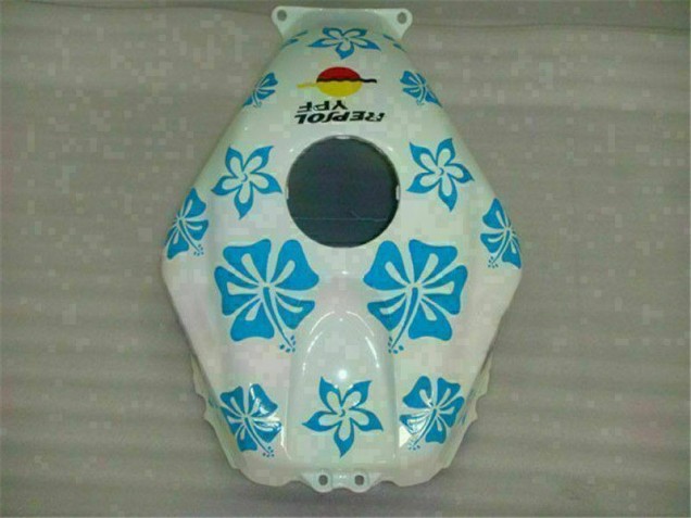 Bianco Blu Nastro Azzurro 46 ABS Plastica CBR 600 RR 2005-2006 Bianco Blu Nastro Azzurro 46 ABS Plastica CBR 600 RR 2005-2006