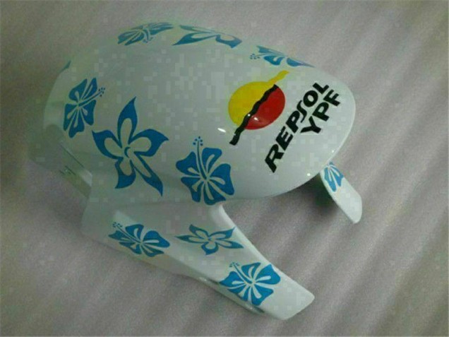 Bianco Blu Nastro Azzurro 46 ABS Plastica CBR 600 RR 2005-2006 Bianco Blu Nastro Azzurro 46 ABS Plastica CBR 600 RR 2005-2006