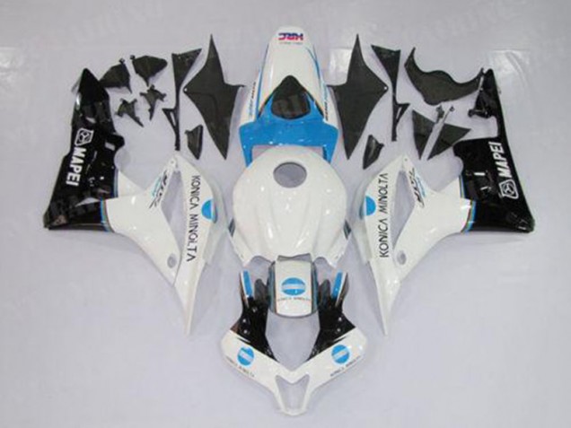 Bianco Blu Nero Carene CBR 600 RR 2007-2008 Bianco Blu Nero Carene CBR 600 RR 2007-2008