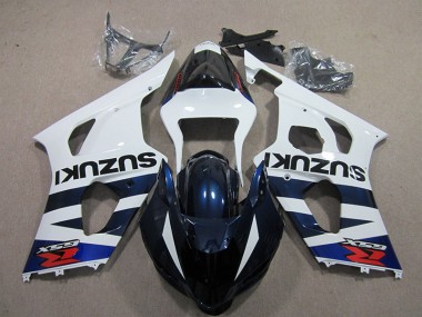 Bianco Blu Nero Decal Carene GSXR 1000 K3 2003-2004