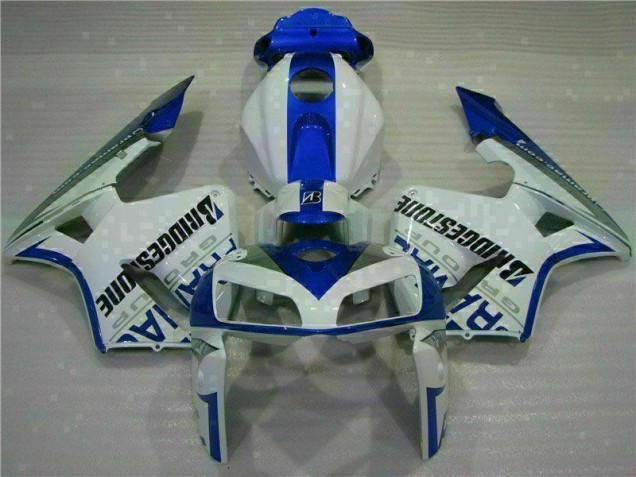 Bianco Blu Plastica CBR 600 RR 2005-2006 Bianco Blu Plastica CBR 600 RR 2005-2006