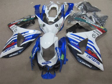 Bianco Blu Samsung Carene GSXR 1000 K9 2009-2016
