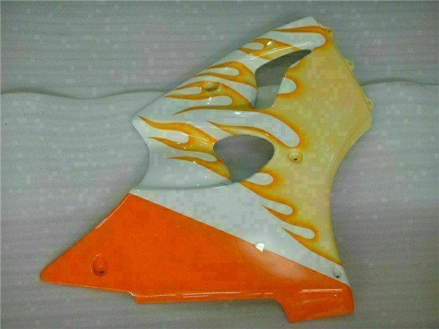 Bianco Giallo Fiamma Carene ZX6R 2000-2002 Bianco Giallo Fiamma Carene ZX6R 2000-2002