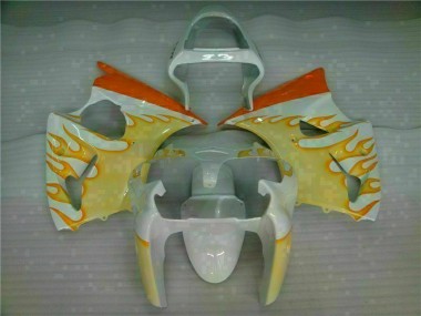 Bianco Giallo Fiamma Carene ZX6R 2000-2002