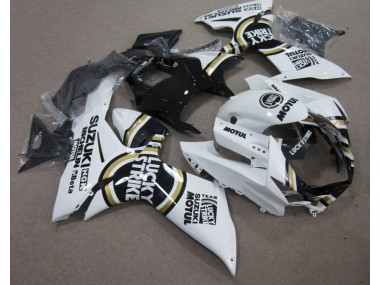 Bianco Lucky Strike Nero Motul Kits Carene GSXR 600 K11 2011-2024