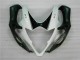 Bianco Nero ABS Kit Carenatura GSXR 1000 K5 2005-2006 Bianco Nero ABS Kit Carenatura GSXR 1000 K5 2005-2006