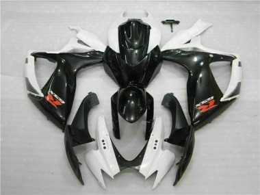 Bianco Nero ABS Kits Carena GSXR 600 / 750 K6 2006-2007