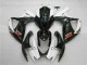 Bianco Nero ABS Kits Carenatura GSXR 600 / 750 K6 2006-2007 Bianco Nero ABS Kits Carenatura GSXR 600 / 750 K6 2006-2007