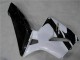 Bianco Nero ABS Plastica & Carena CBR 600 RR 2005-2006 Bianco Nero ABS Plastica & Carena CBR 600 RR 2005-2006