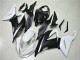 Bianco Nero ABS Plastica & Carene ZX6R 2013-2018 Bianco Nero ABS Plastica & Carene ZX6R 2013-2018