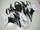 Bianco Nero ABS Plastica & Carene ZX6R 2013-2018 Bianco Nero ABS Plastica & Carene ZX6R 2013-2018