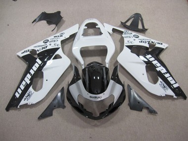 Bianco Nero Carene GSXR 600 K1 K2 K3 2001-2003